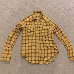 Hollister plaid flannel long sleeve